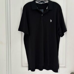 U.S. Polo Assn Black Luxury Feel Polo Shirt